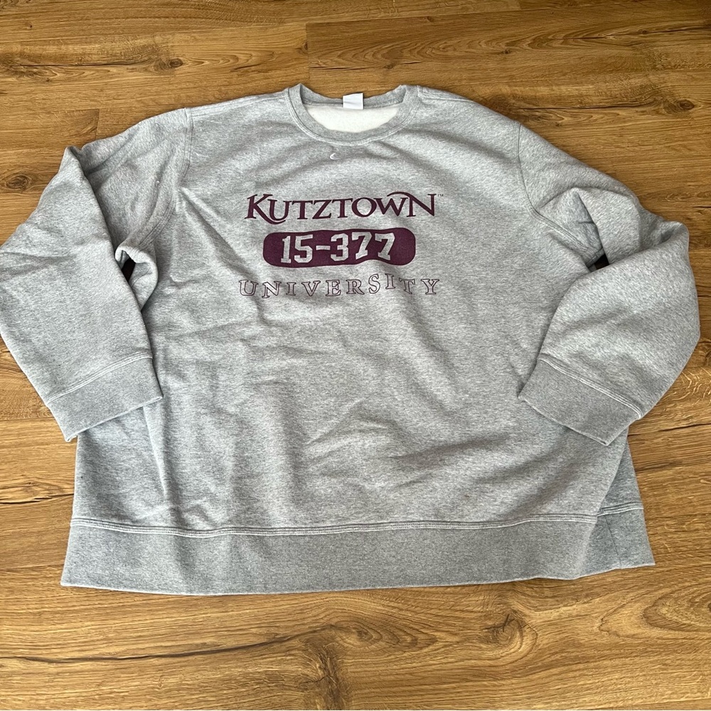 Nike Gray Crewneck Sweatshirt – Men’s – Kutztown University – Like New XXL